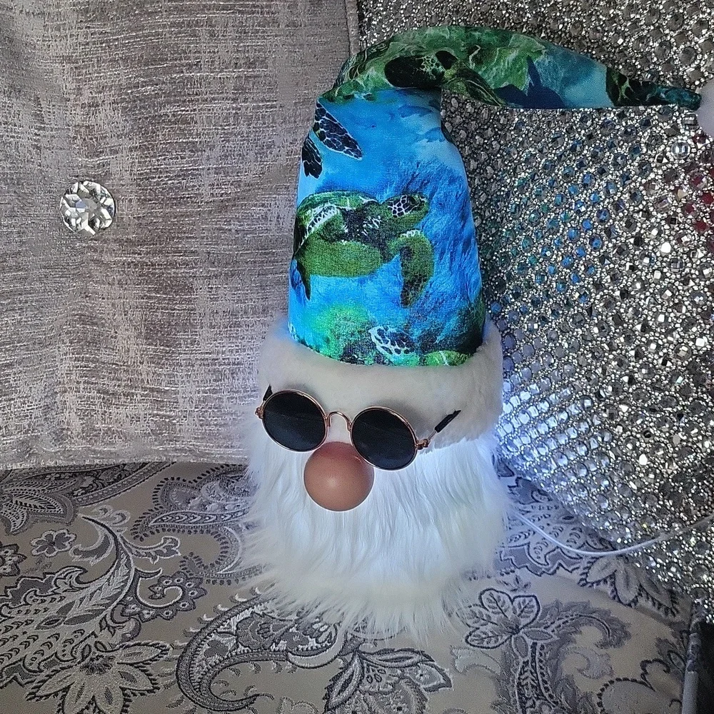 Handcrafted Gnome Lantern Lamp Watermelon